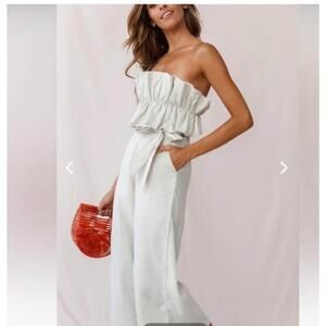 100% Linen Jumpsuit from‎ Aura